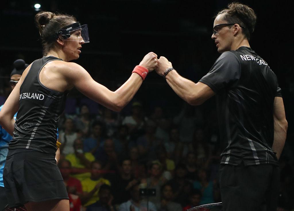 Top teams still in squash medal hunt