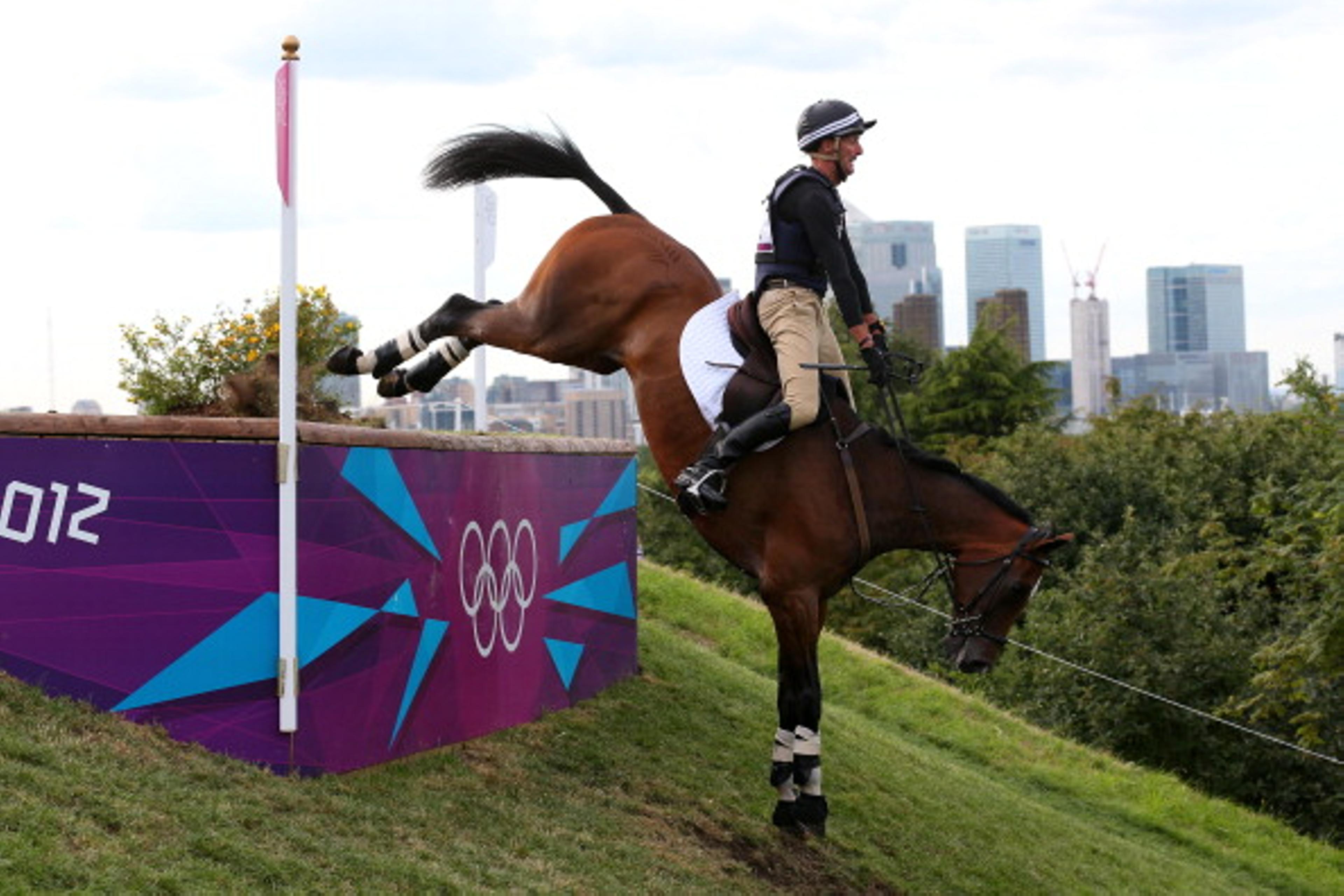 Equestrian team in the medal hunt