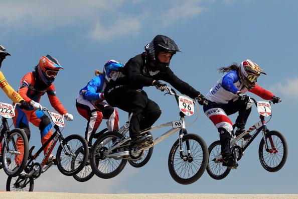 Fighting silver for Walker in BMX