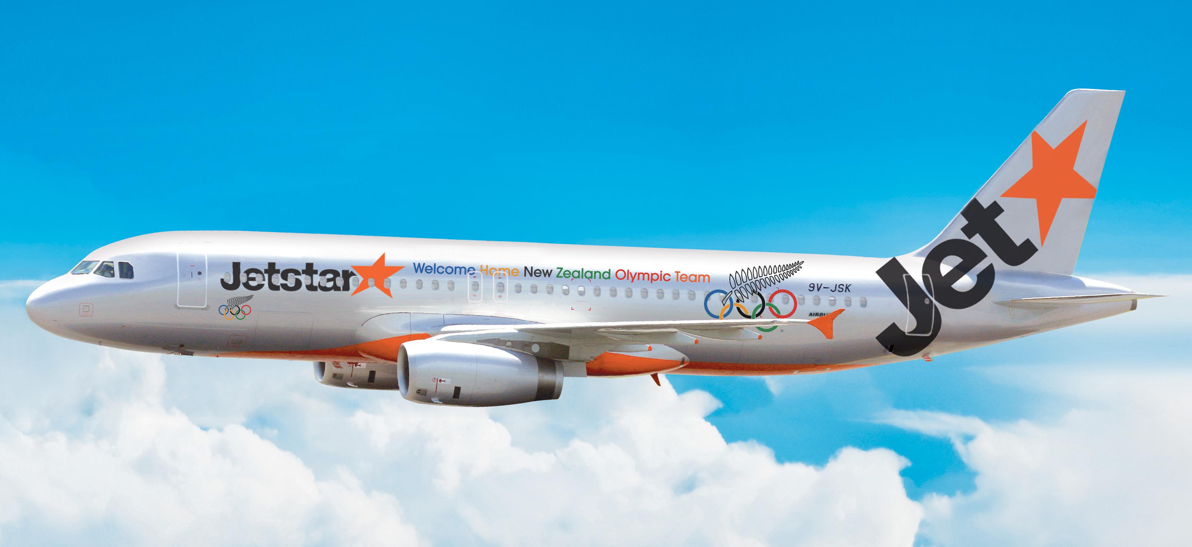 Olympians take off with Jetstar