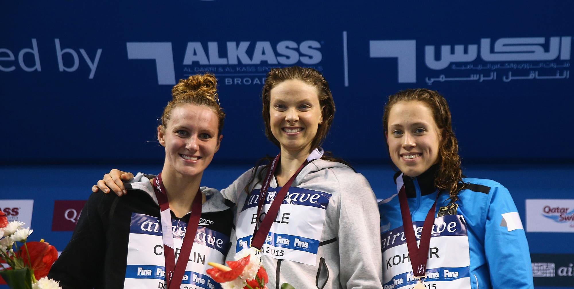 Boyle wins title in Santa Clara swim meet
