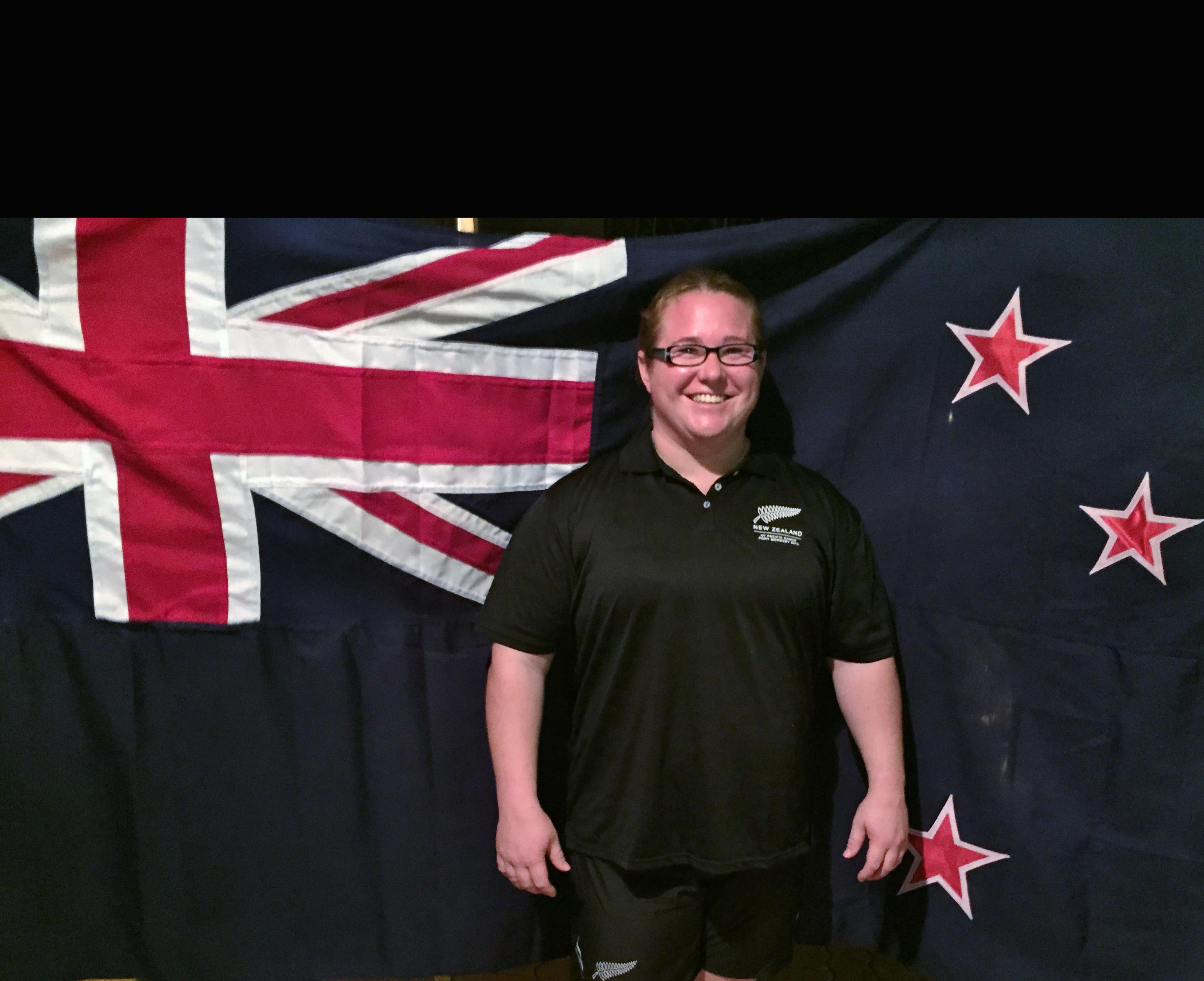 TRACEY LAMBRECHS NAMED PACIFIC GAMES FLAG BEARER