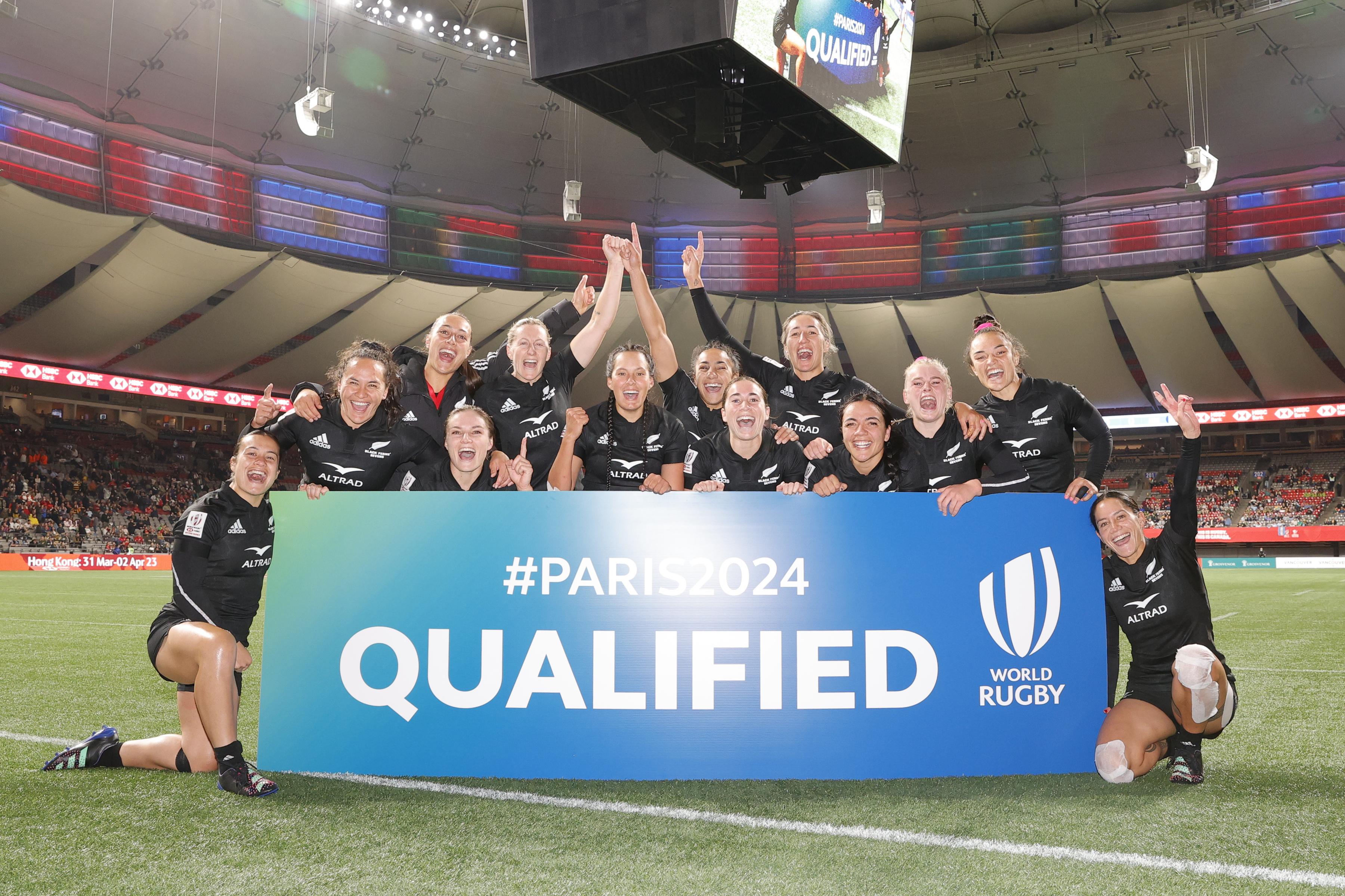 New Zealand Women’s Sevens Team Qualifies For Paris 2024 Olympic Games