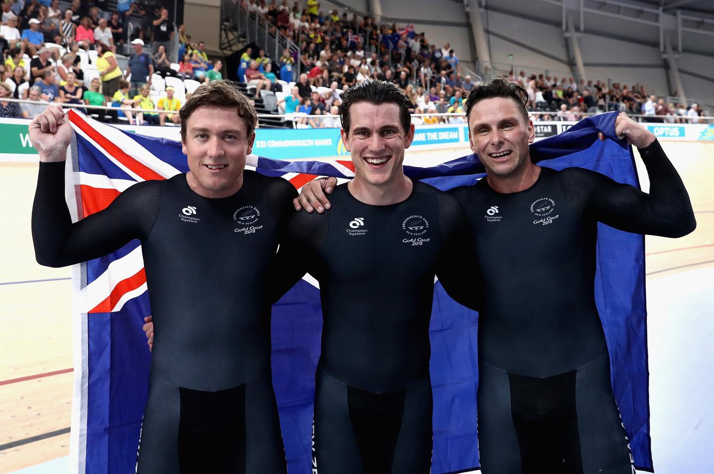 Sprint cyclists make it a golden day
