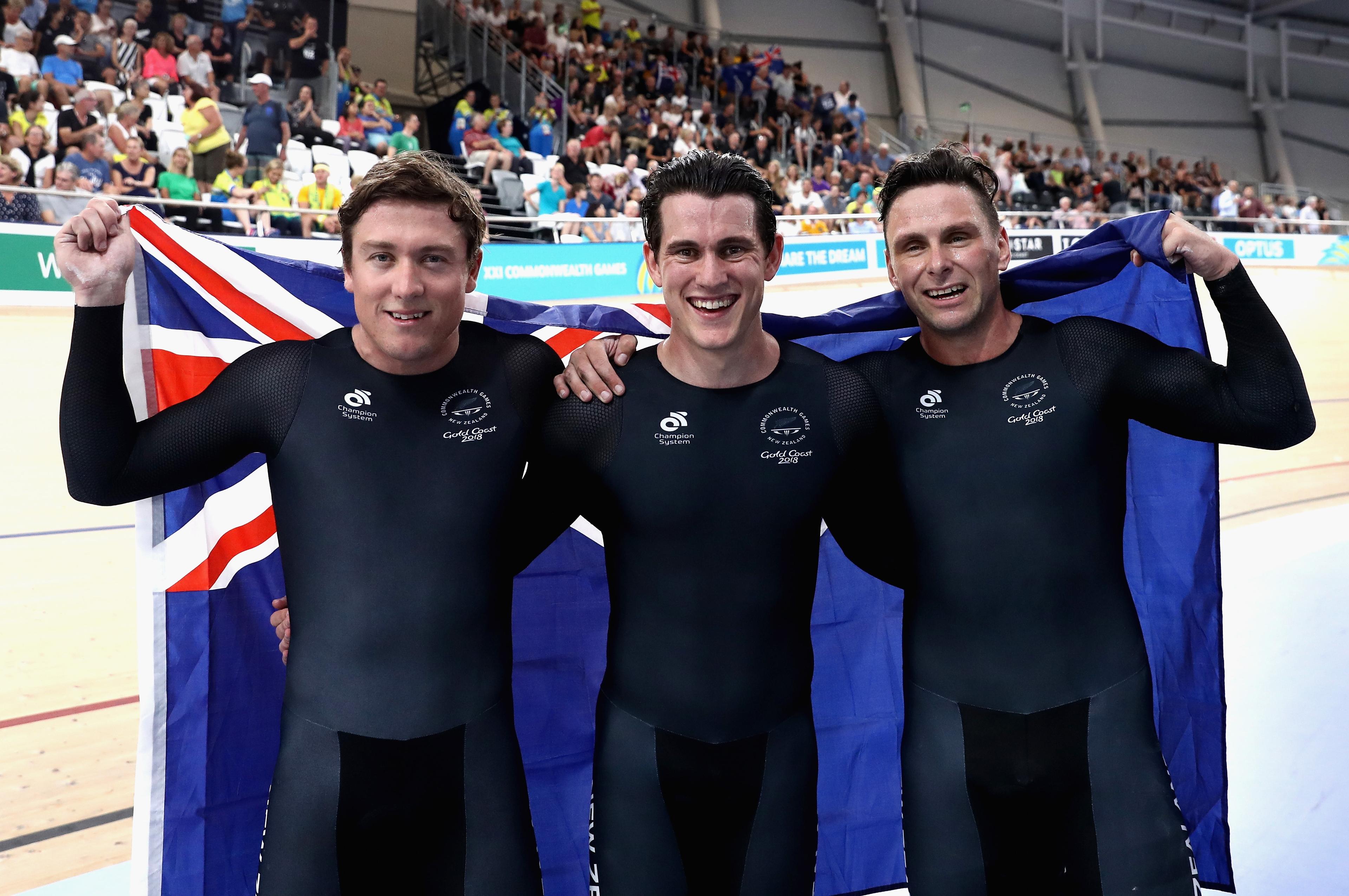Sprint cyclists make it a golden day