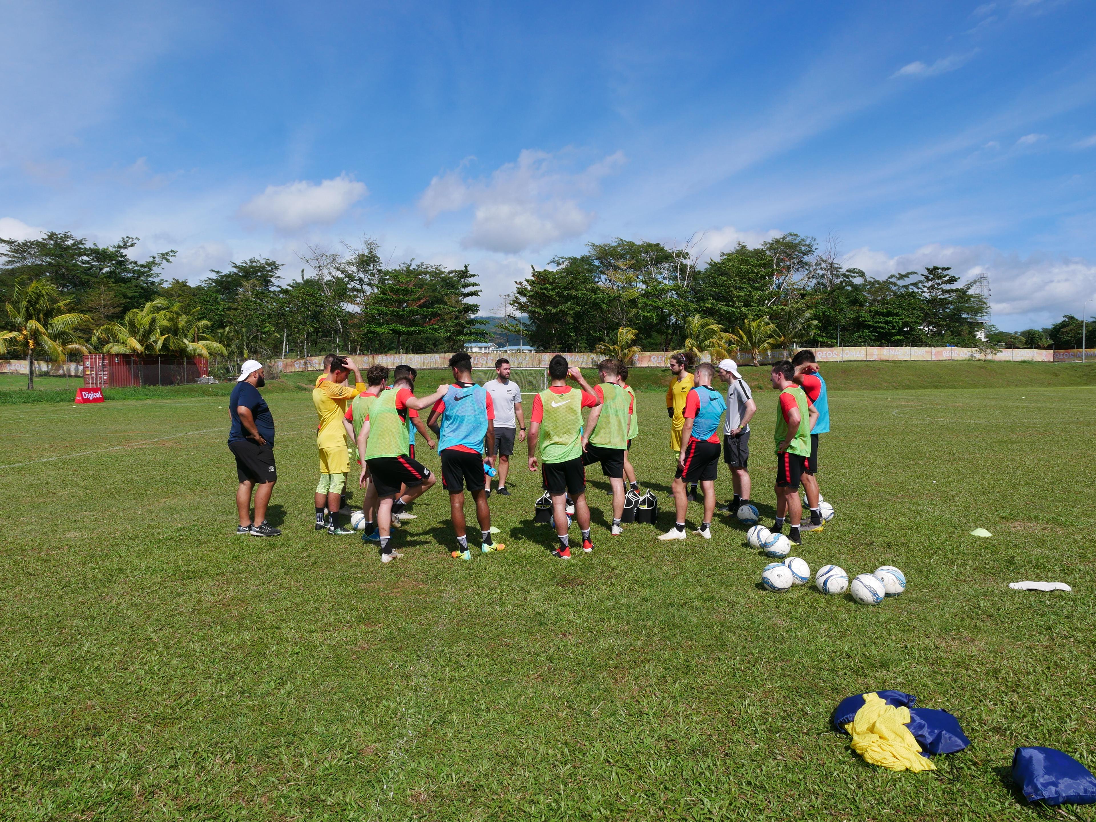 New Zealand footballers expecting physical matchup with Tonga in opening Pacific Games match