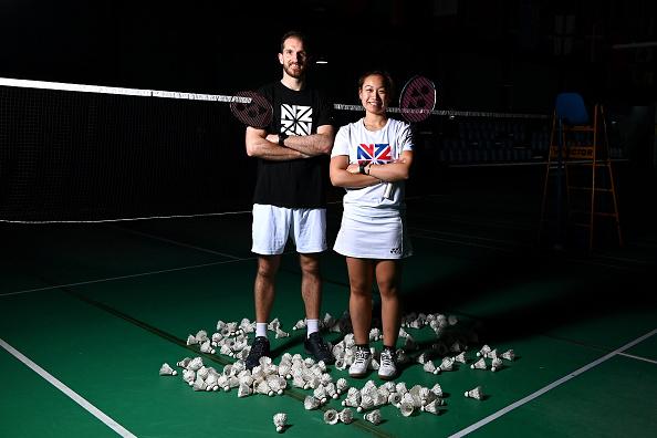 Badminton pair bow out