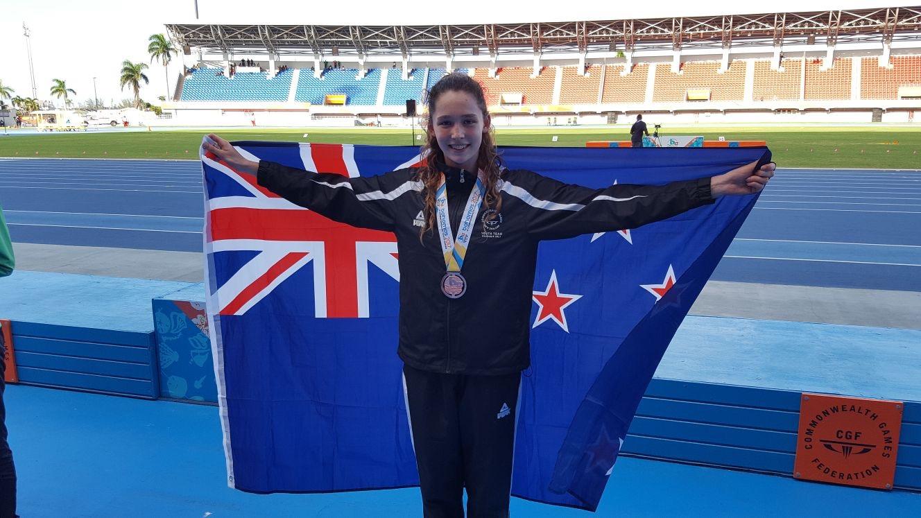 Silver and bronze on final day puts New Zealand third on Commonwealth Youth Games medal table