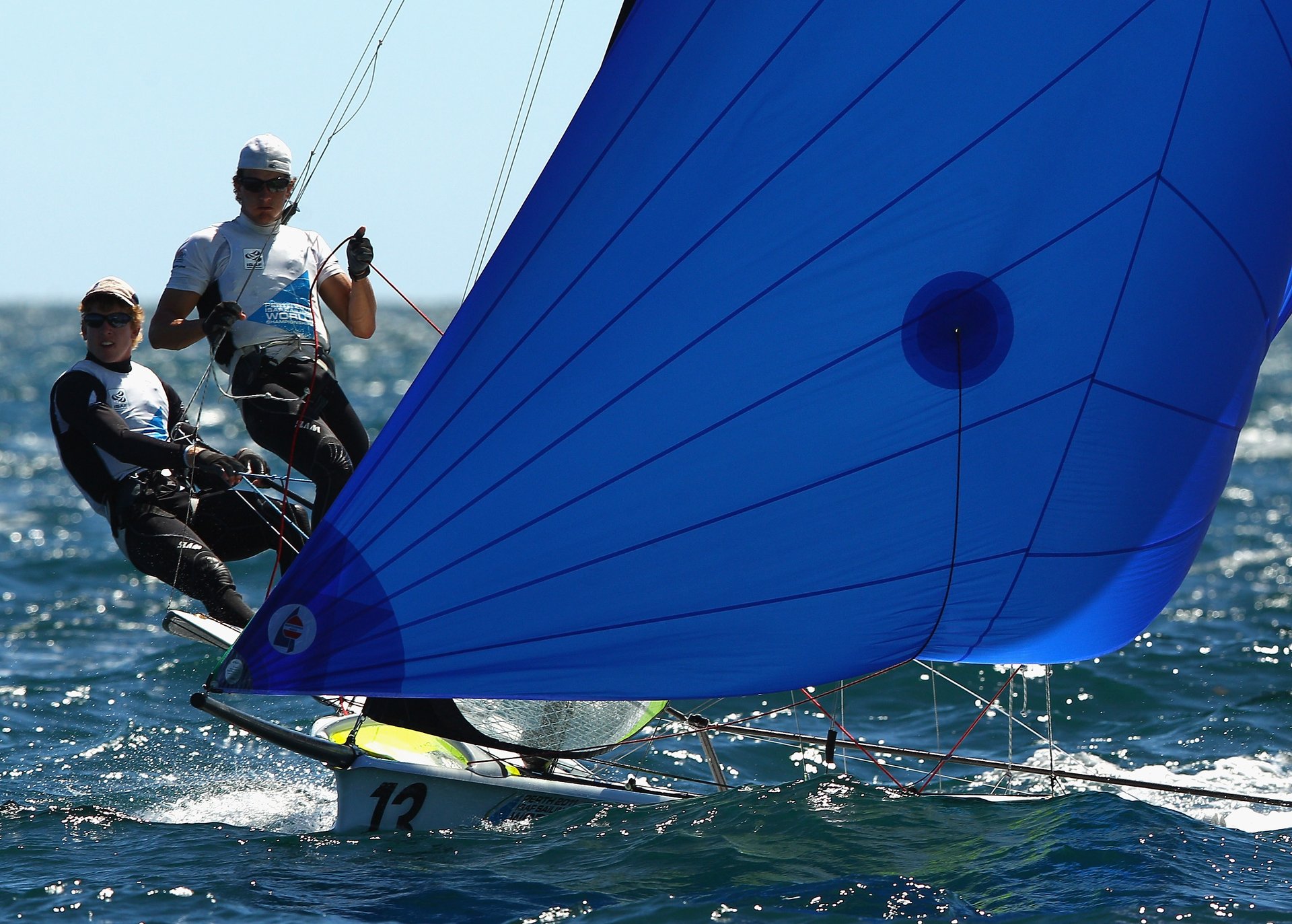 Olympic Solidarity assisting Peter Burling and Blair Tuke