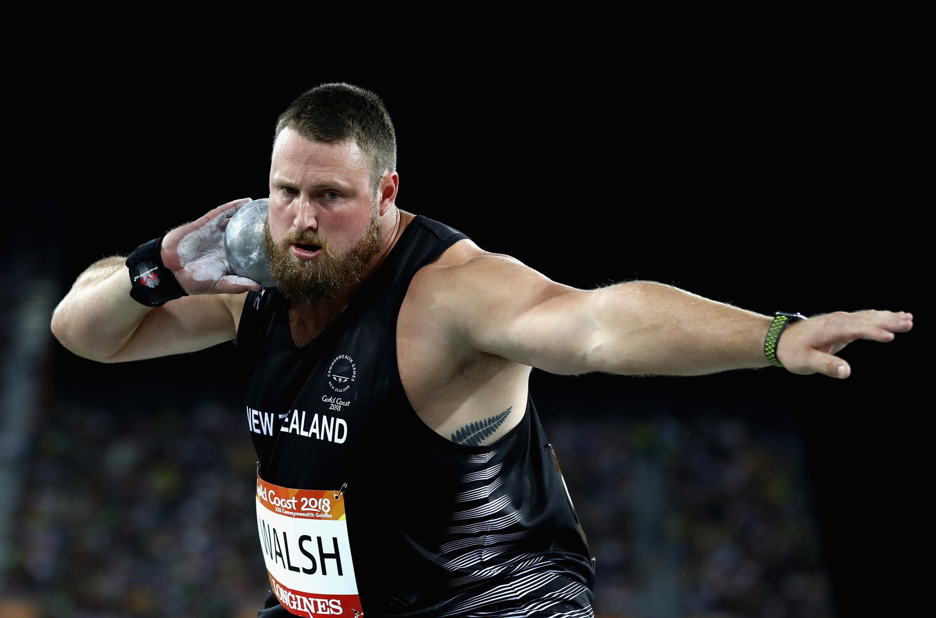 Walsh strikes gold in shot put