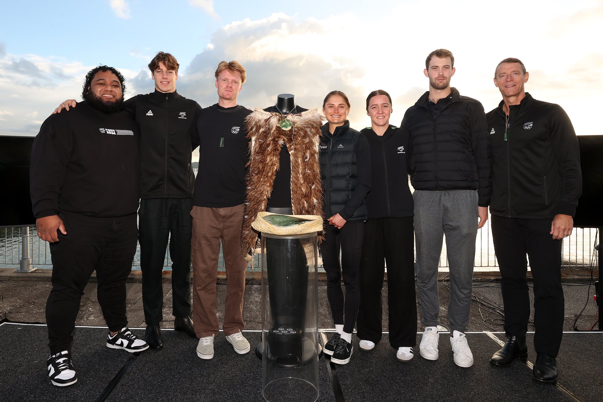The New Zealand Team Celebrates 100 Days to Paris 2024 Olympic Games