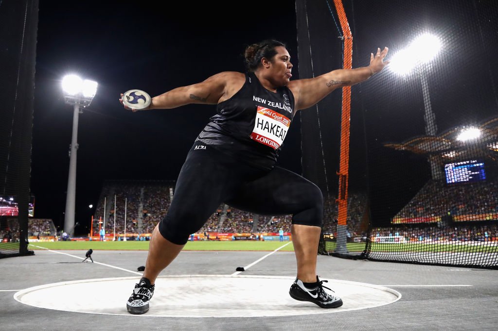 Second fourth placing for discus thrower