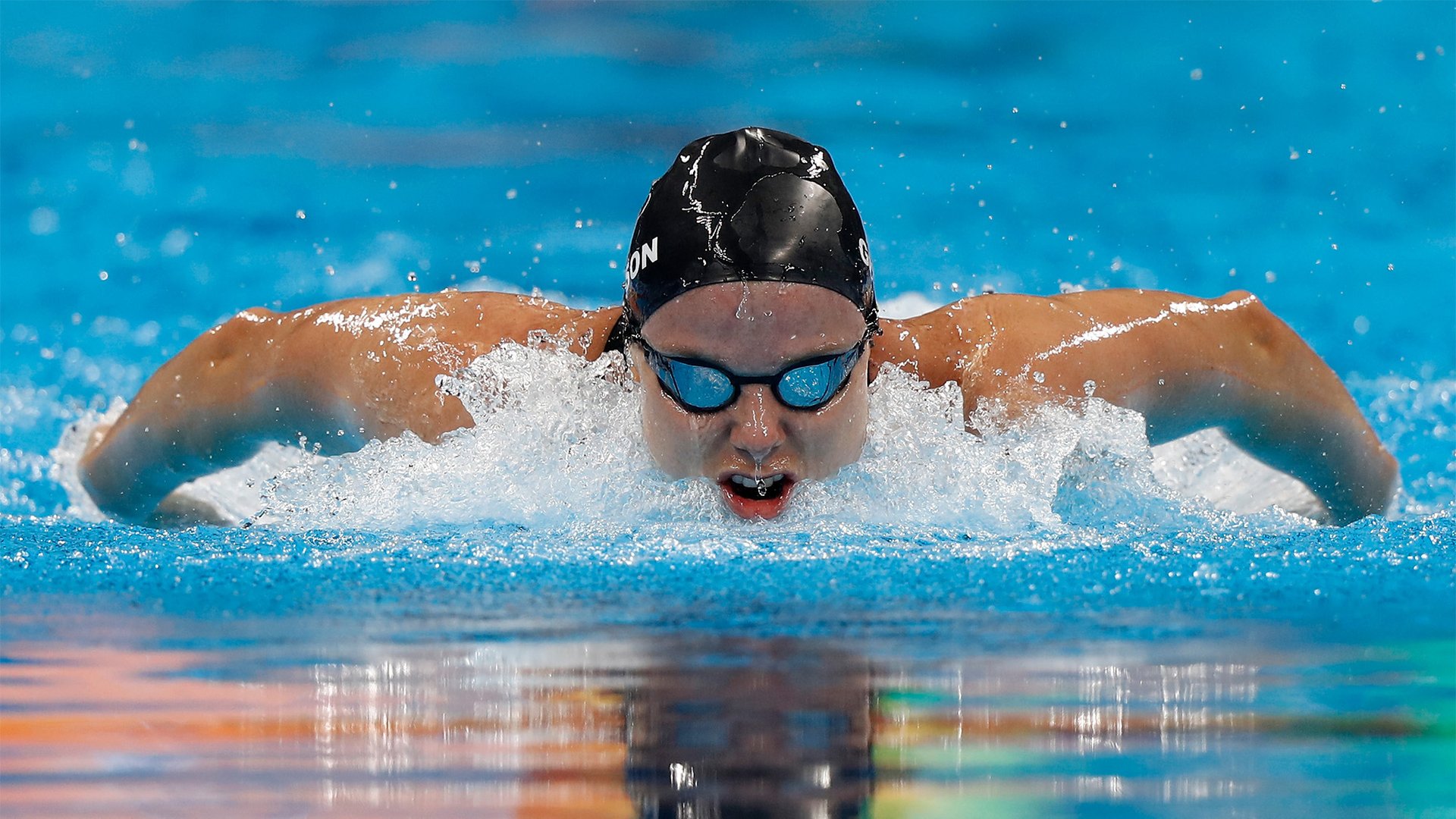 Swimmers find it tough going