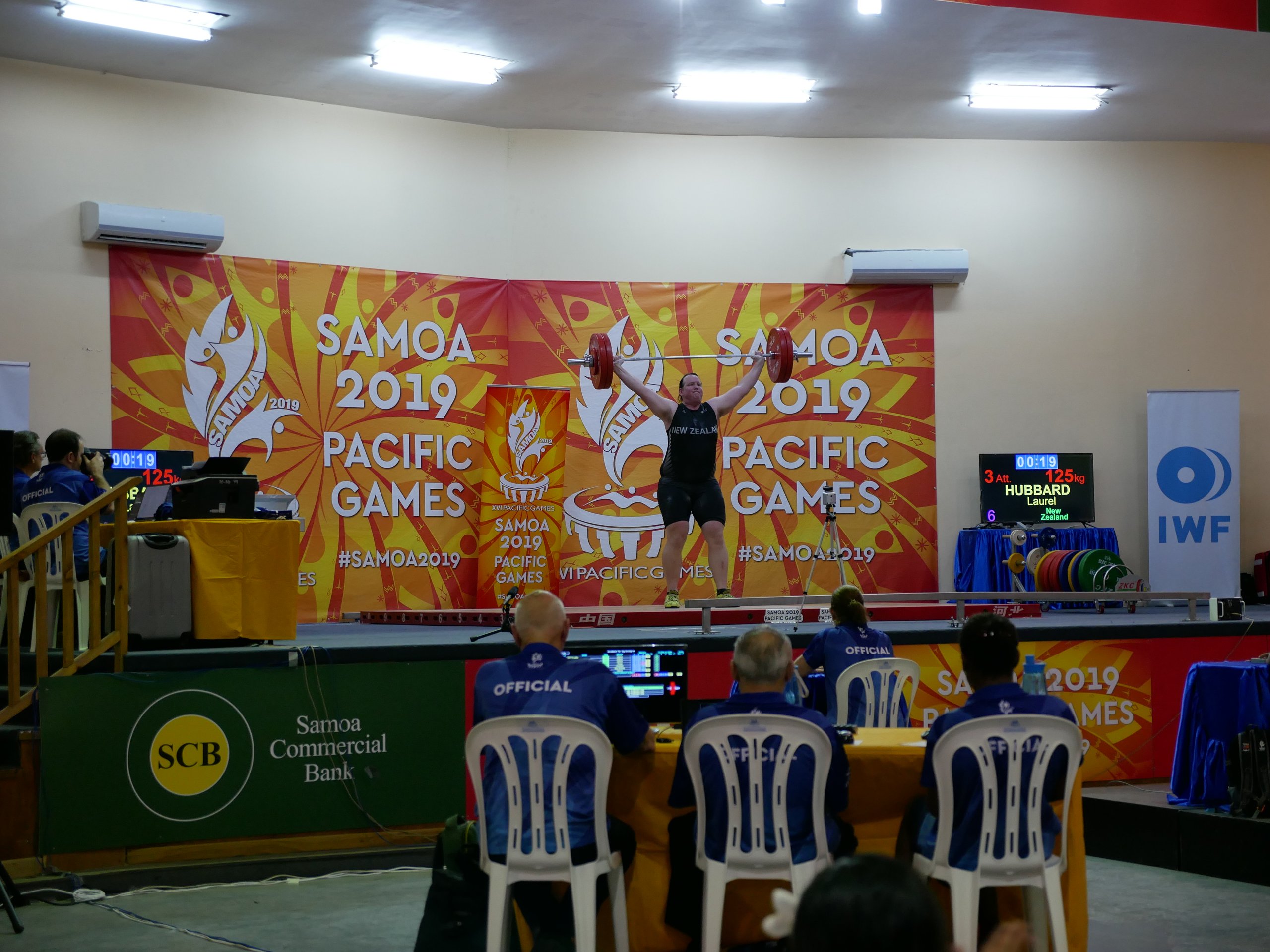 Two golds and a silver for Laurel Hubbard at Pacific Games + silver for David Liti