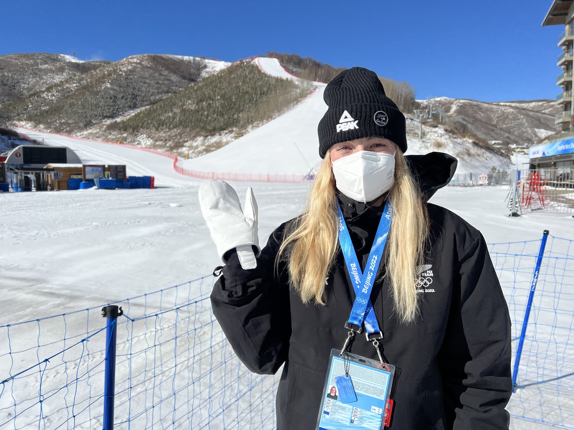 Zoi Sadowski-Synnott excited to hit Slopestyle course at the Beijing 2022 Olympic Winter Games! 