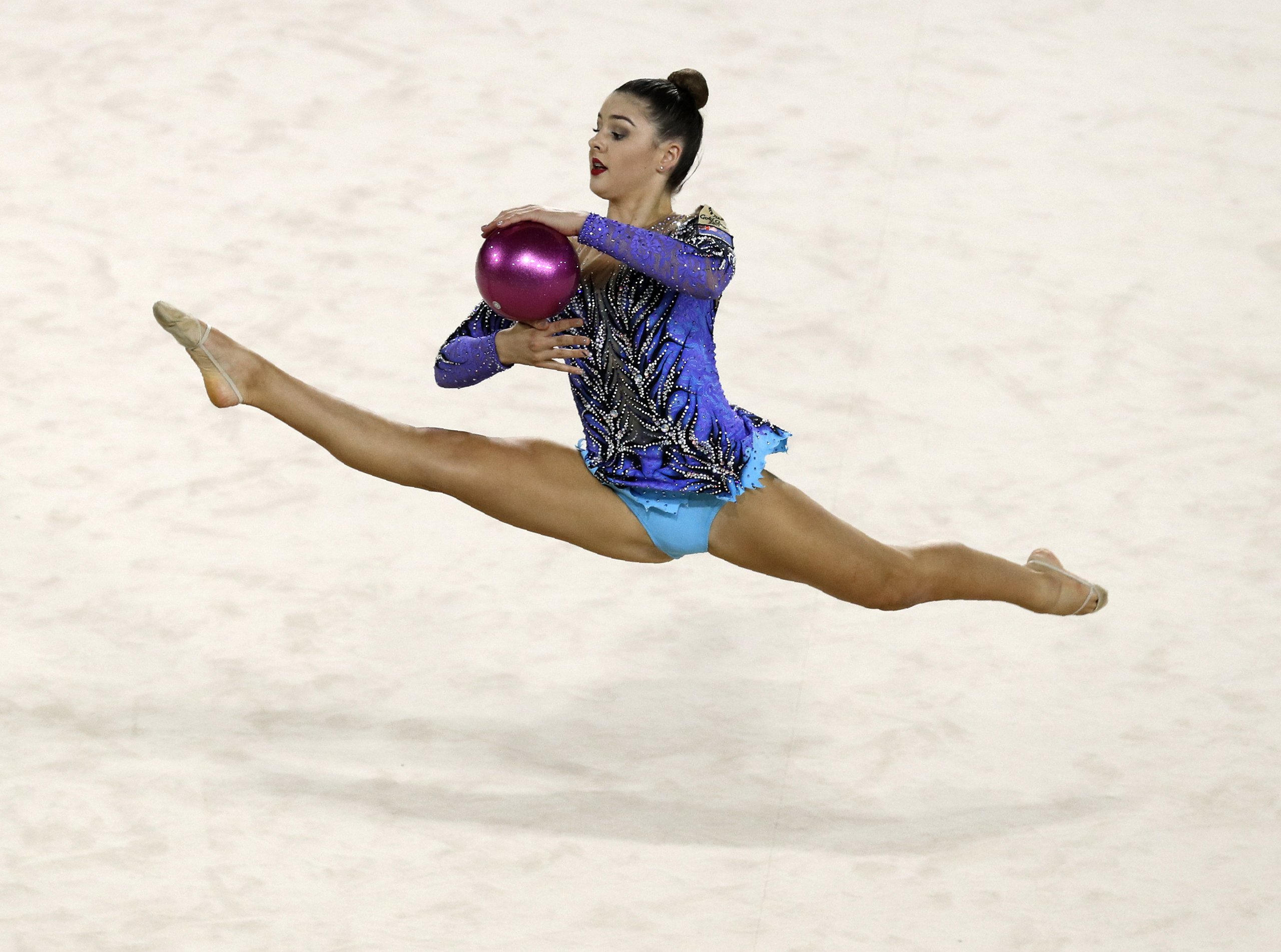 Rhythmic gymnast finishes eighth