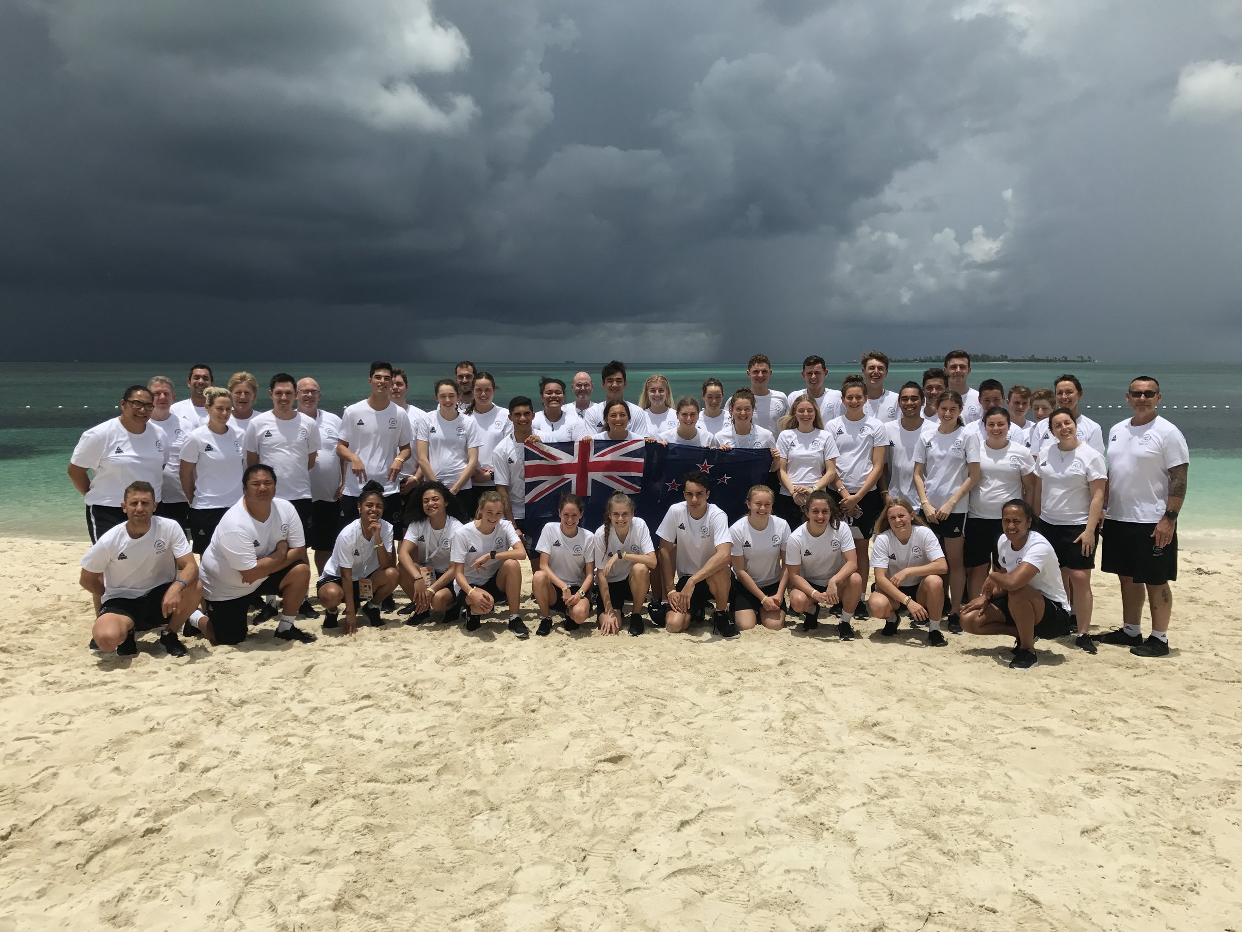 Commonwealth Youth Games team getting down to business in the Bahamas