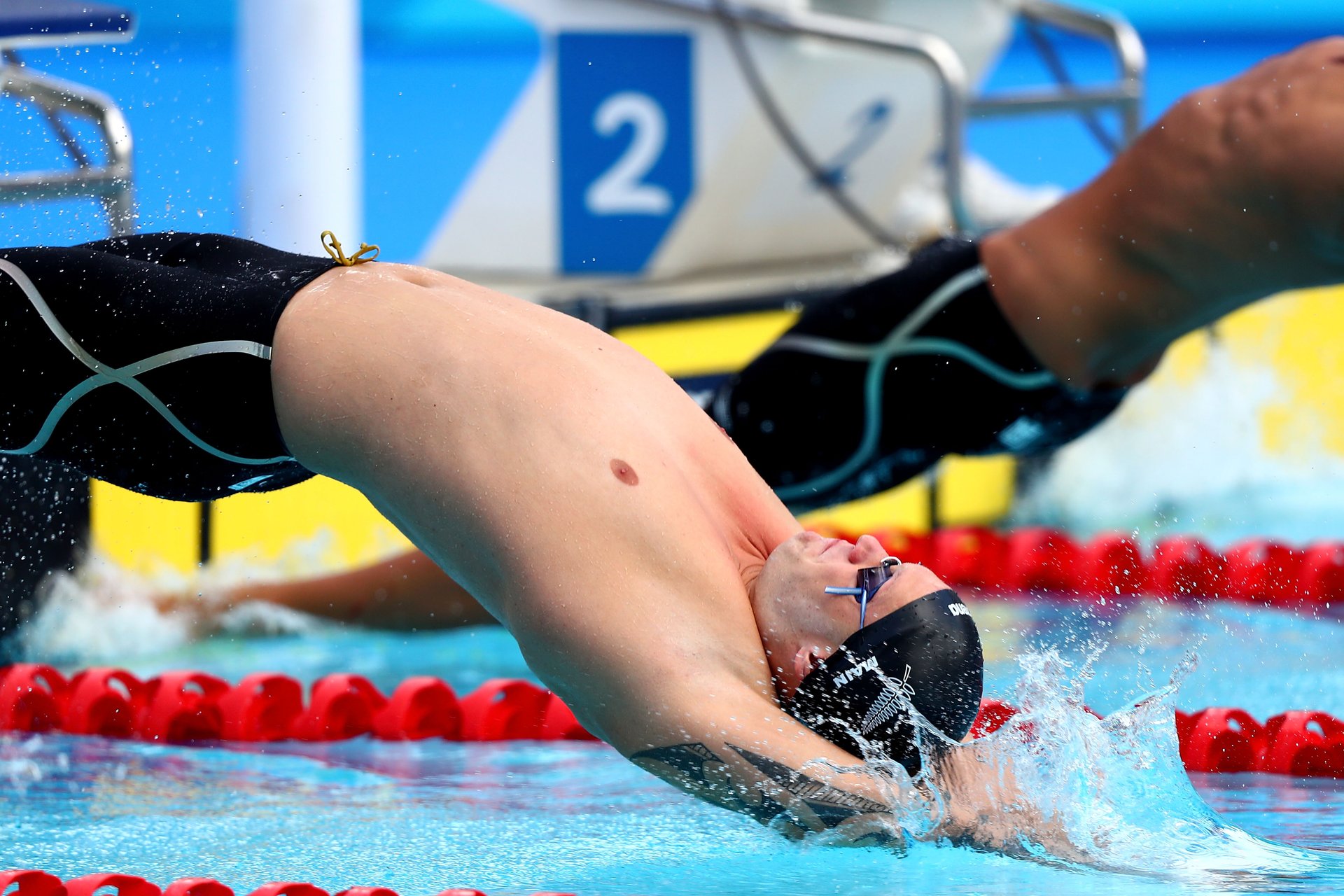 Main impressive in pool