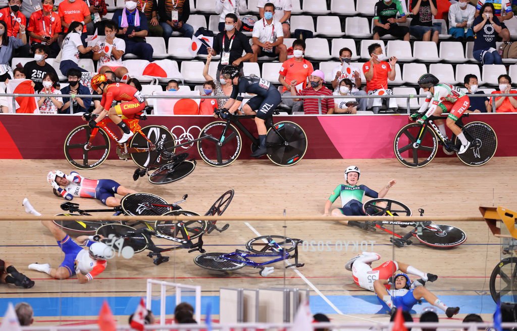 Edmondston finishes strongly in omnium