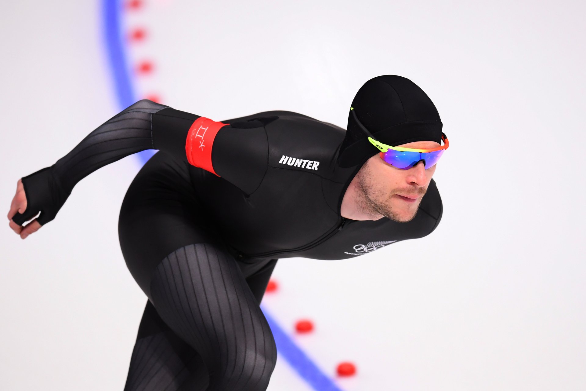 Speed Skater Peter Michael 4th in Men's 5000m