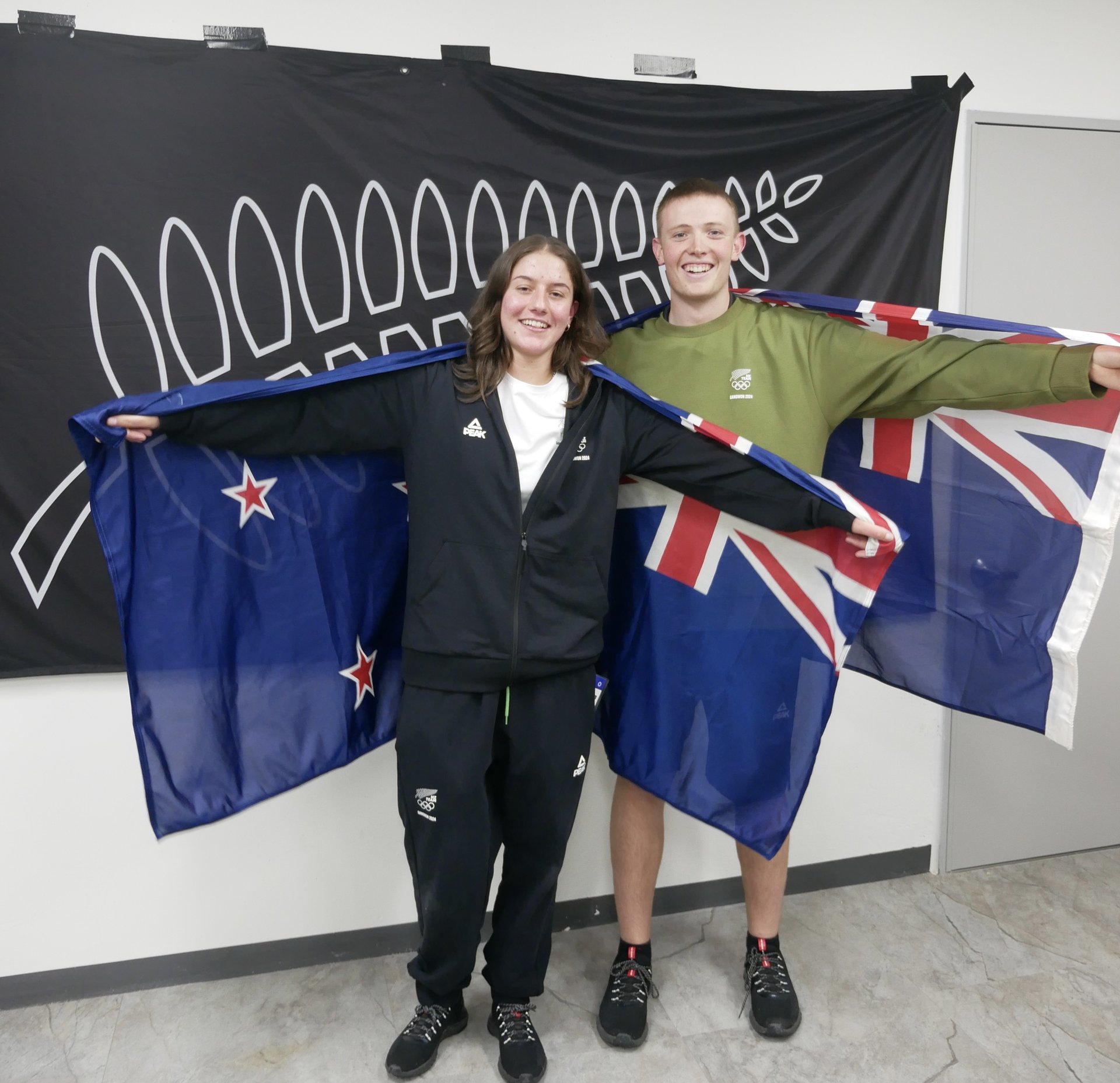 Lucia Georgalli and Jed Nevill named New Zealand Team Flagbearers for Gangwon Winter Youth Olympic Games
