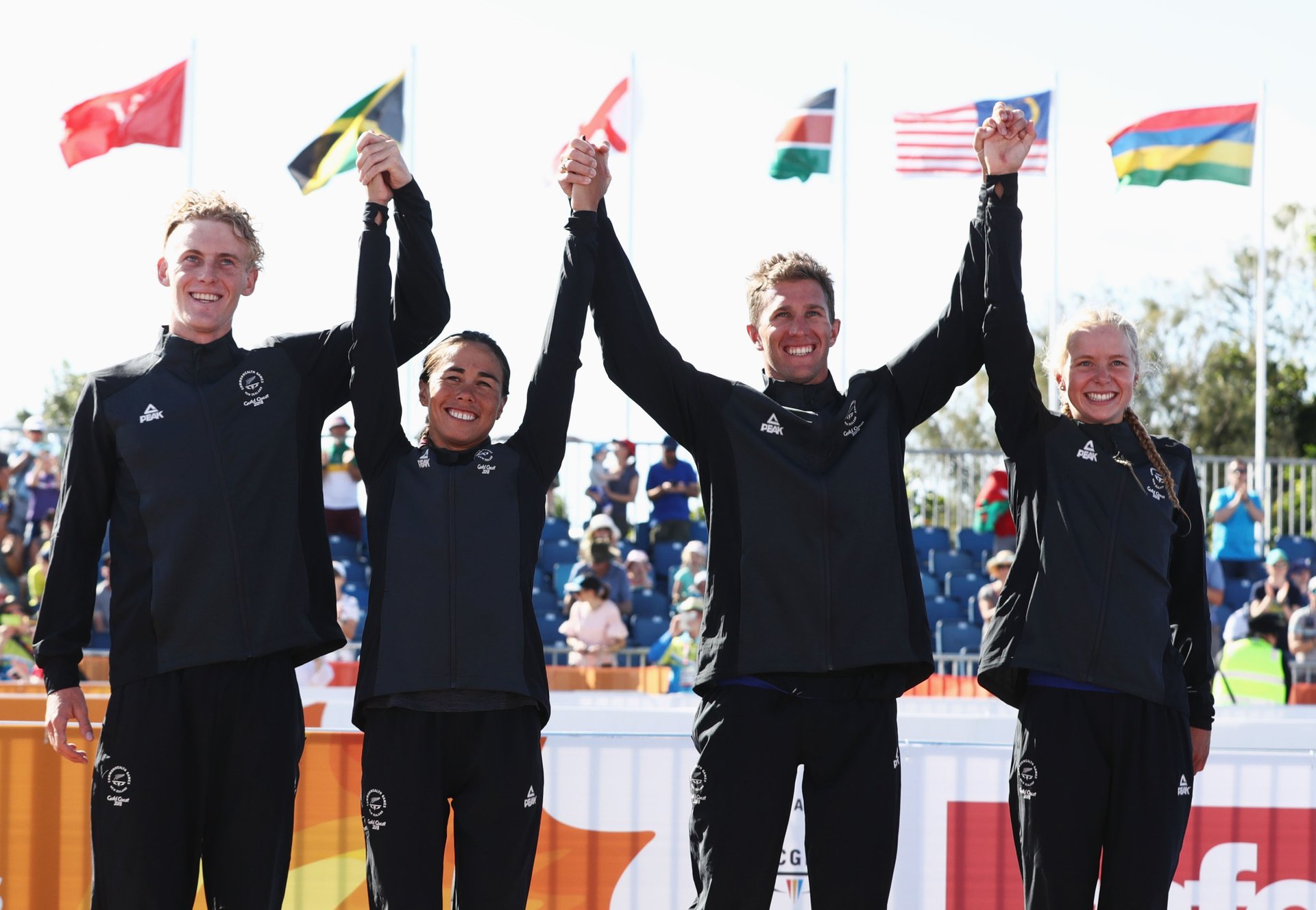 Hard-won bronze for triathletes