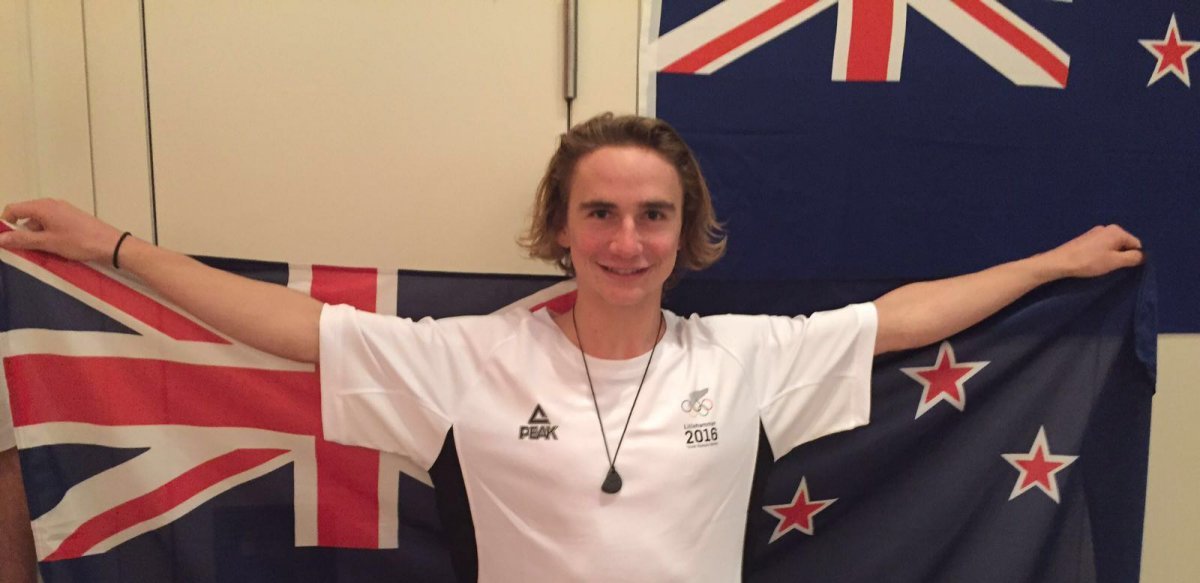 Finn Bilous named New Zealand Winter Youth Olympic Games flag bearer