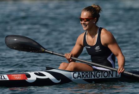 Flatwater Kayaker Lisa Carrington on the water at the Games of the XXX Olympiad, London 2012. Photo: Getty Images.