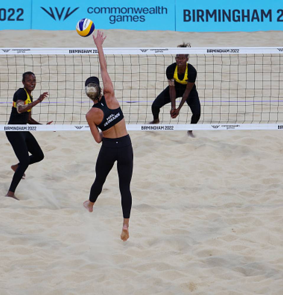So close for beach volleyball pair | New Zealand Olympic Team